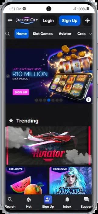 Jackpot City's Mobile Casino App games at your .